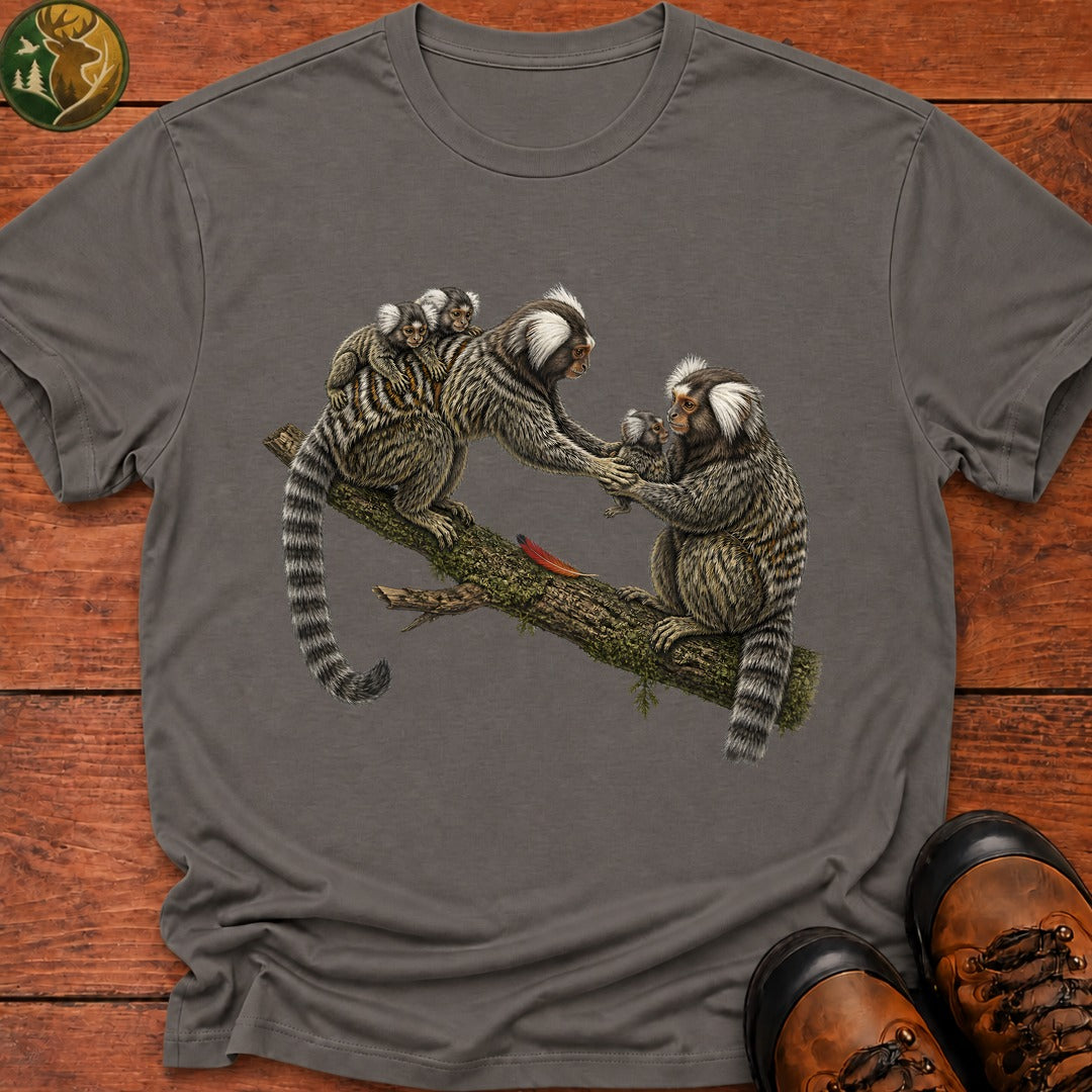 Marmoset Family T Shirt - Grey