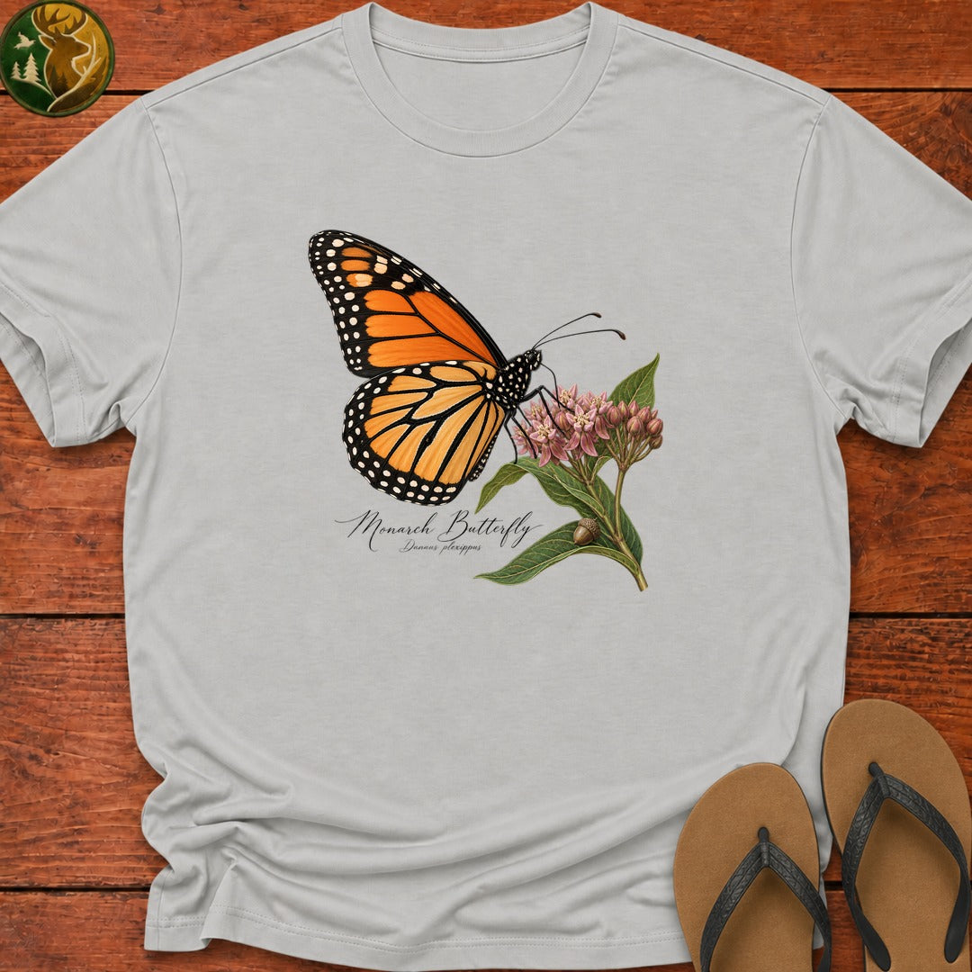 Monarch Butterfly Kids T-Shirt - Ash