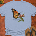 Monarch Butterfly Kids T-Shirt - Light Blue