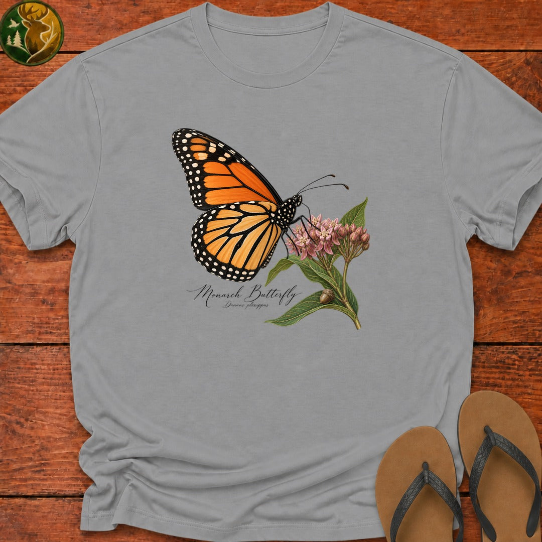 Monarch Butterfly Kids T-Shirt - Sport Grey