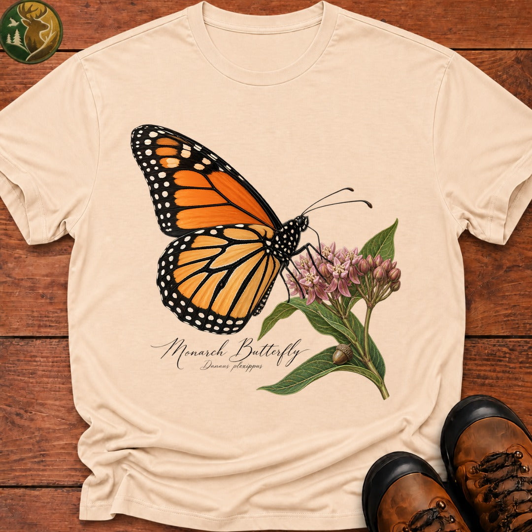 Monarch Butterfly T-Shirt - Ivory