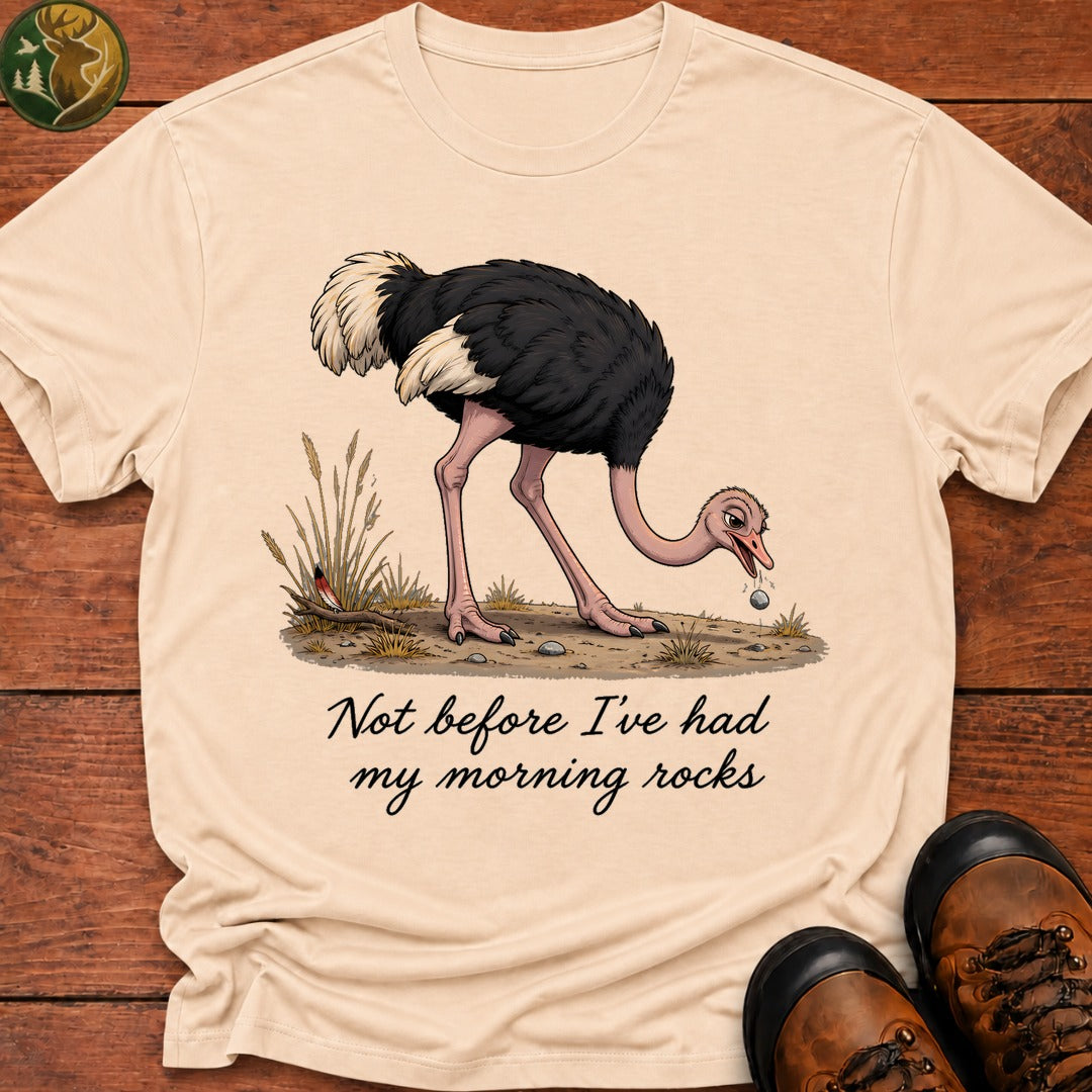 Morning Rocks T Shirt - Ivory