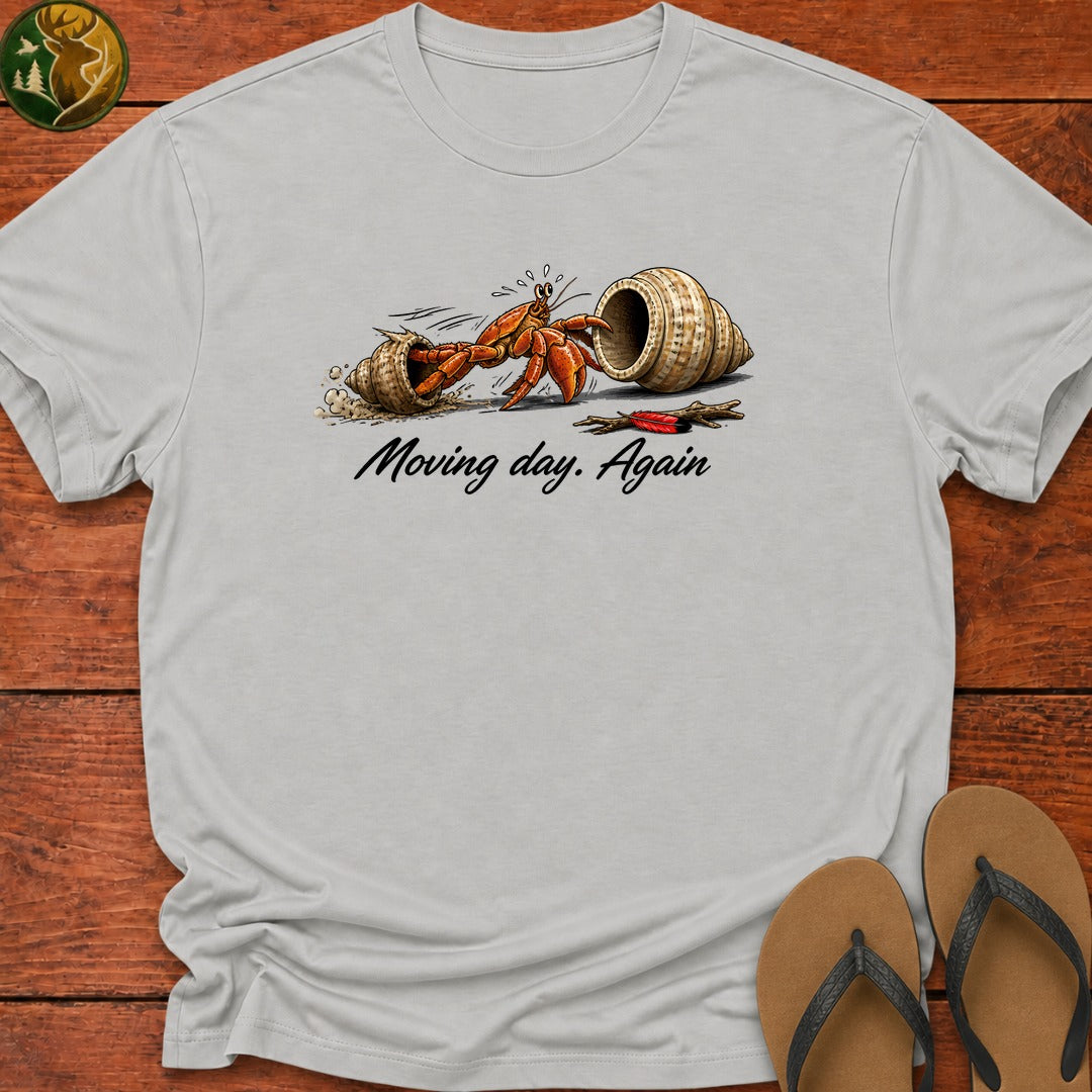 Moving Day Again Kids T-Shirt - Ash
