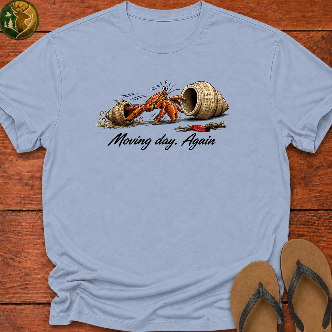 Moving Day Again Kids T-Shirt - Light Blue