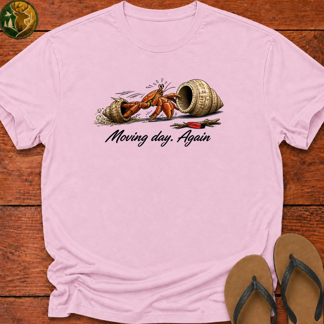 Moving Day Again Kids T-Shirt - Light Pink