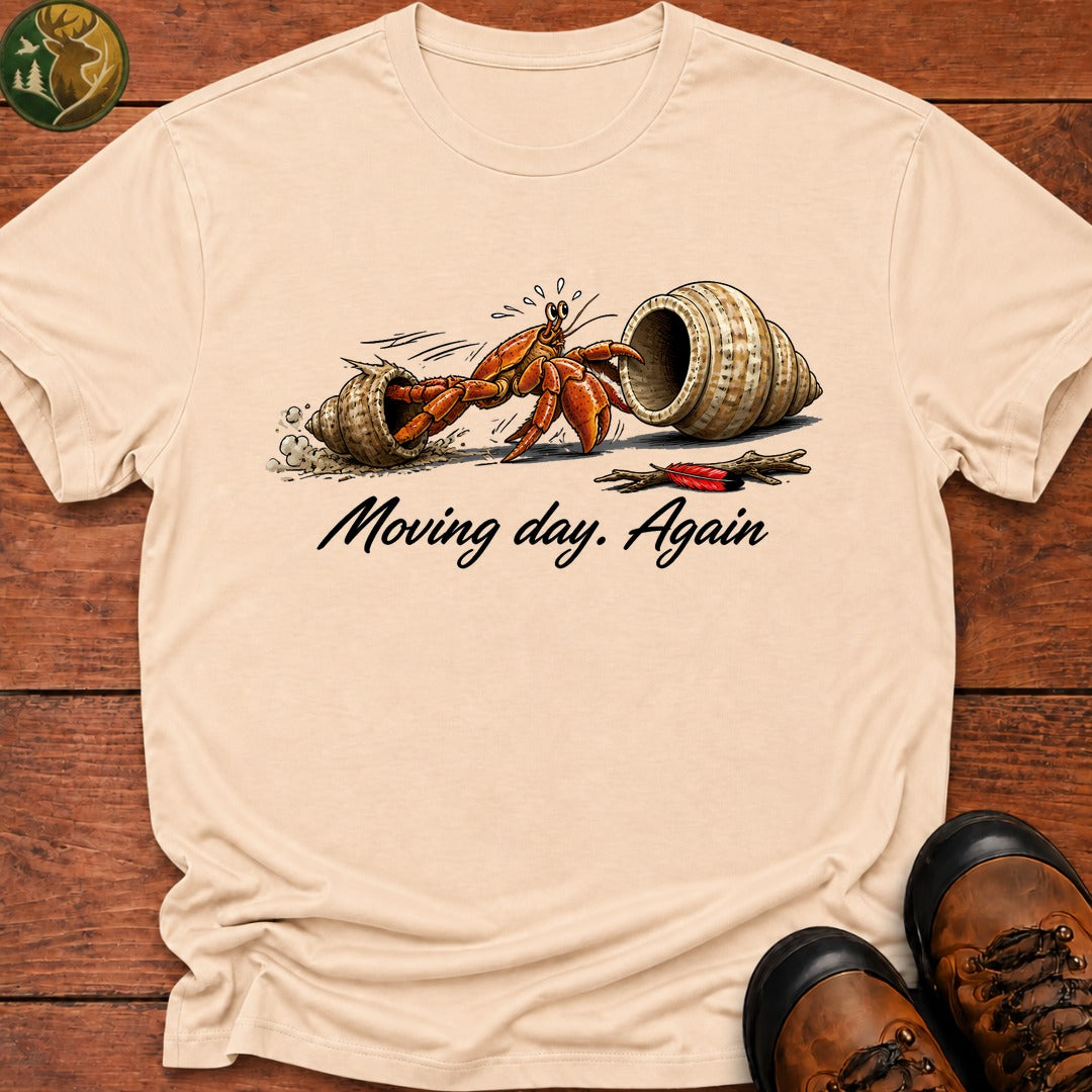 Moving Day Again T-Shirt - Ivory