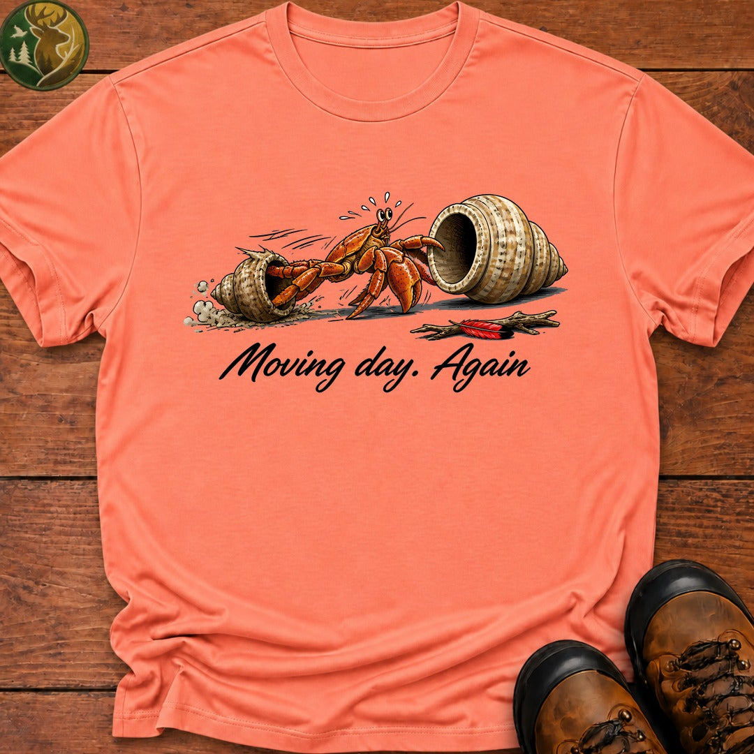 Moving Day Again T-Shirt - Melon