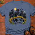 Murder Of Crows T-Shirt - Blue Jean