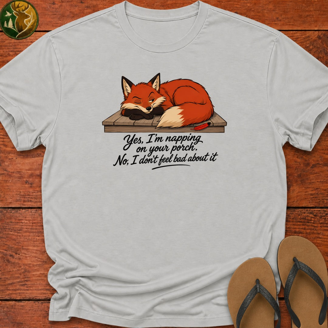 Napping On Your Porch Kids T-Shirt - Ash