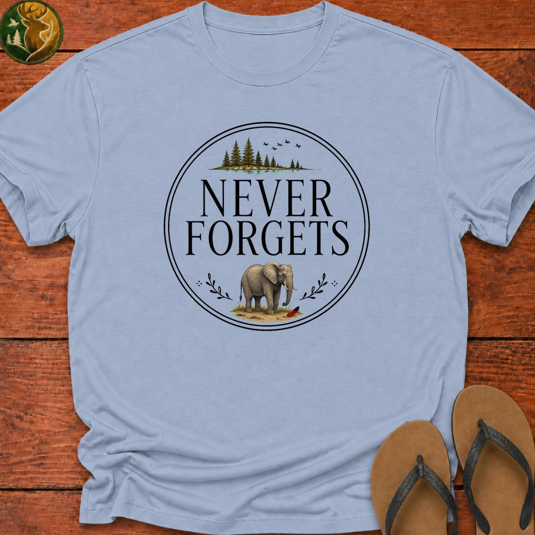 Never Forgets Kids T-Shirt - Light Blue
