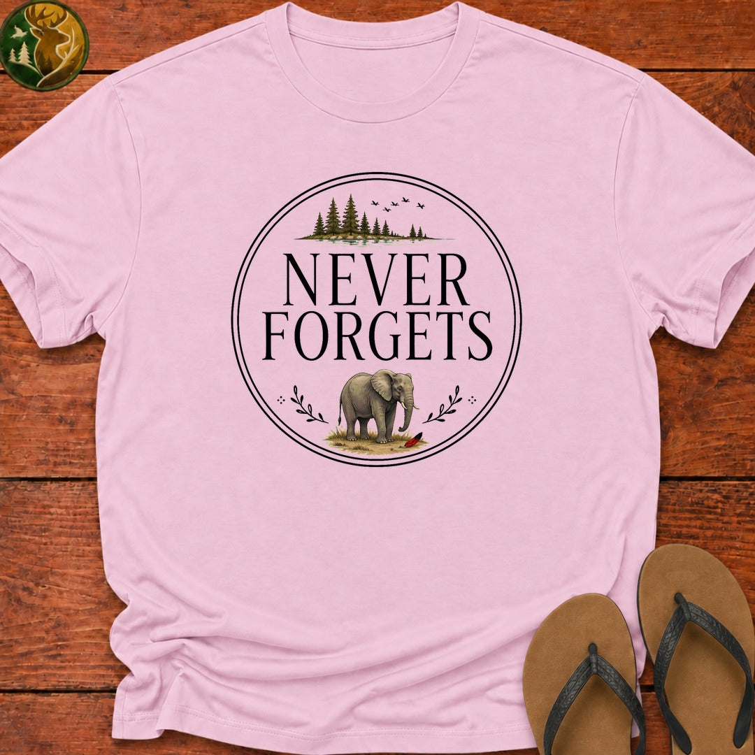 Never Forgets Kids T-Shirt - Light Pink