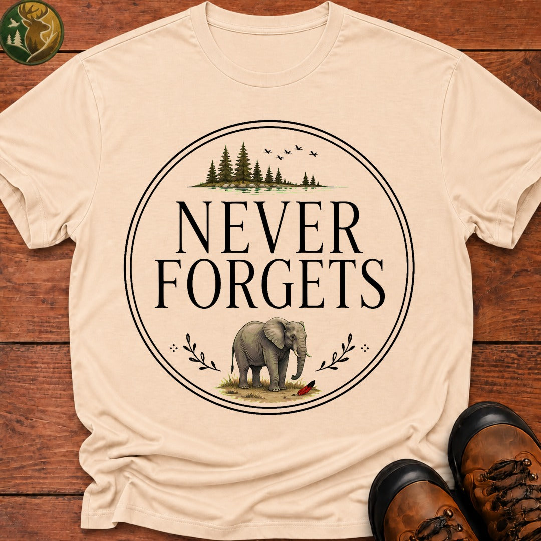 Never Forgets T-Shirt - Ivory