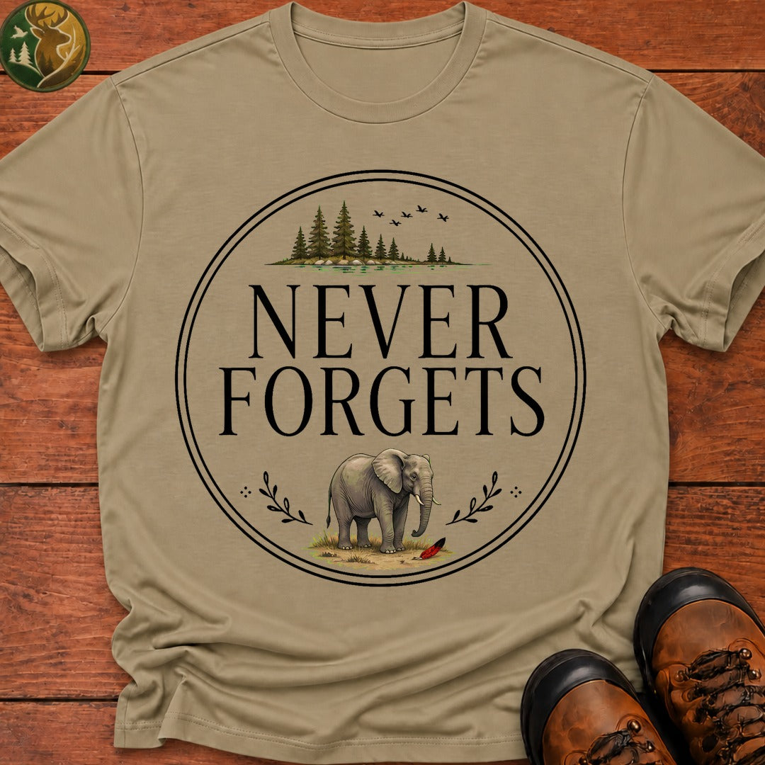 Never Forgets T-Shirt - Khaki
