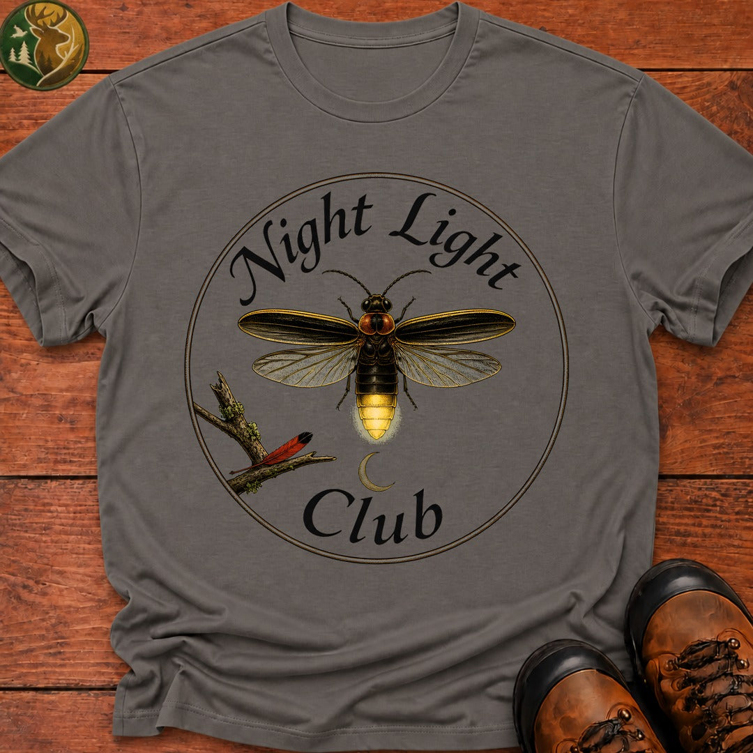 Night Light Club T Shirt - Grey