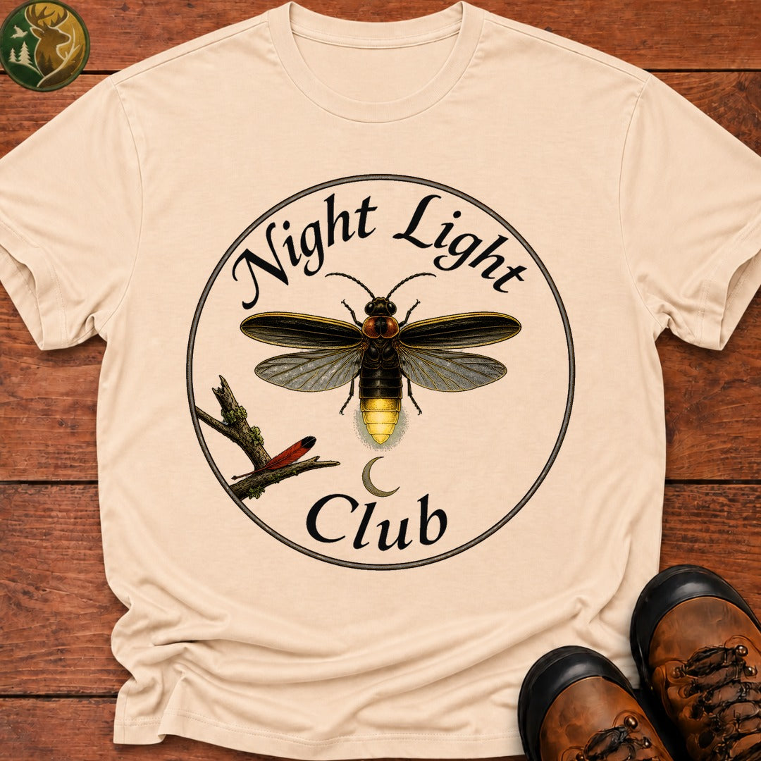 Night Light Club T Shirt - Ivory