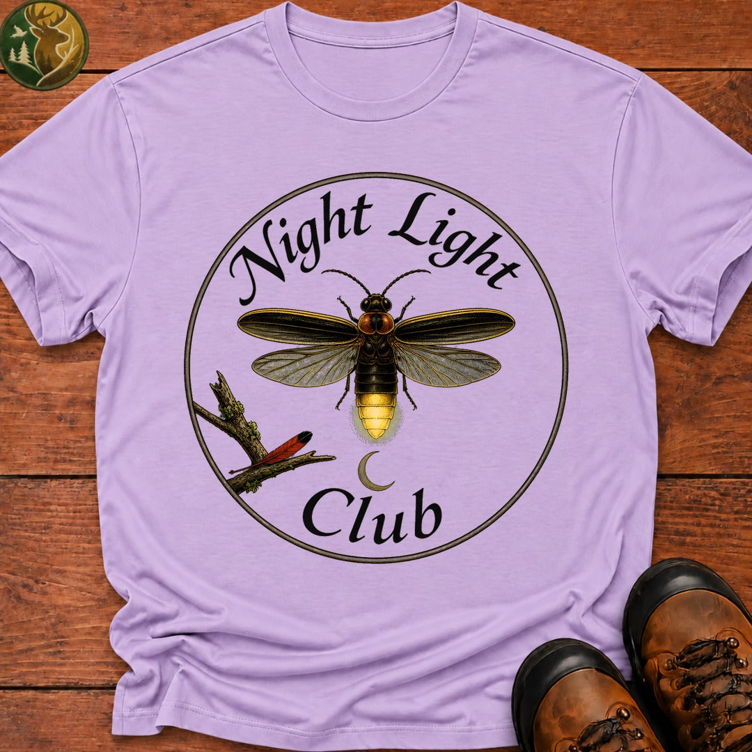 Night Light Club T Shirt - Orchid