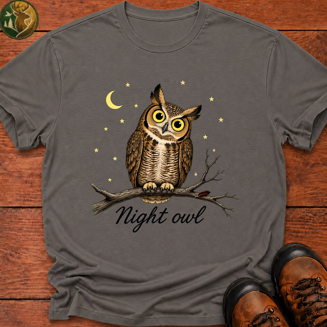 Night Owl T-Shirt - Grey