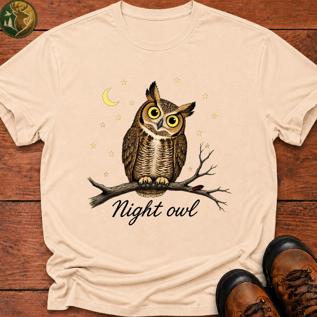 Night Owl T-Shirt - Ivory