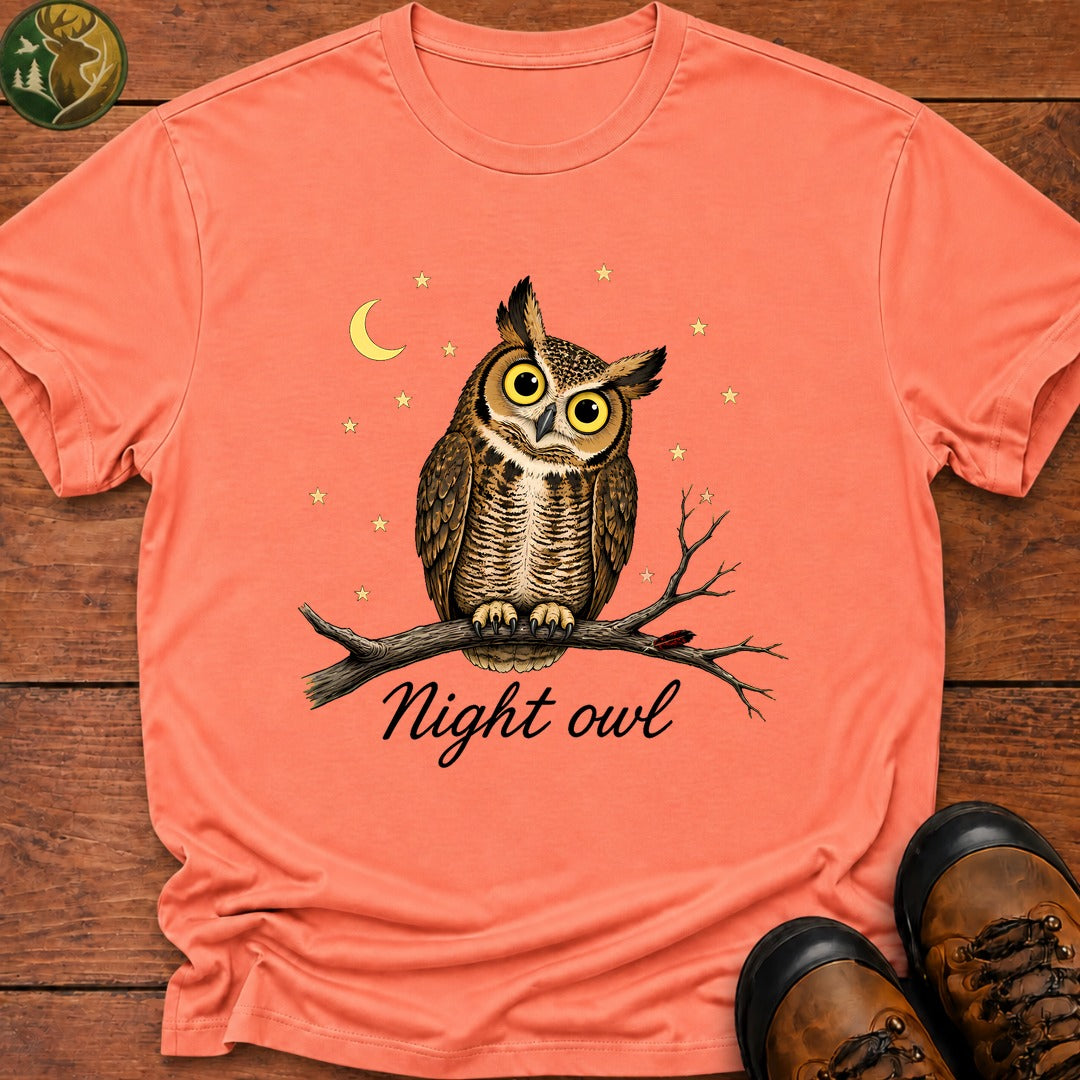 Night Owl T-Shirt - Melon