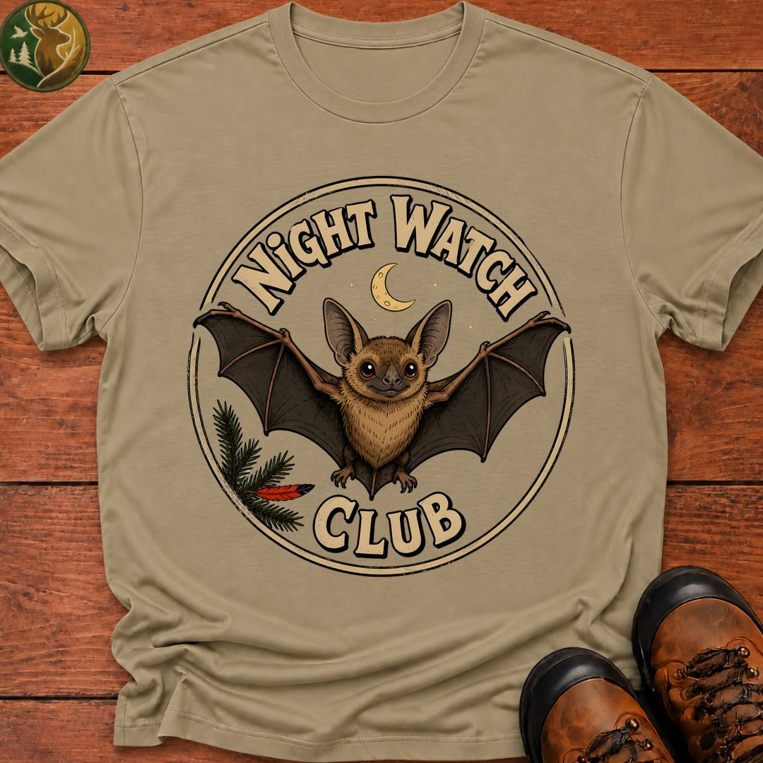 Night Watch Halloween T Shirt - Khaki