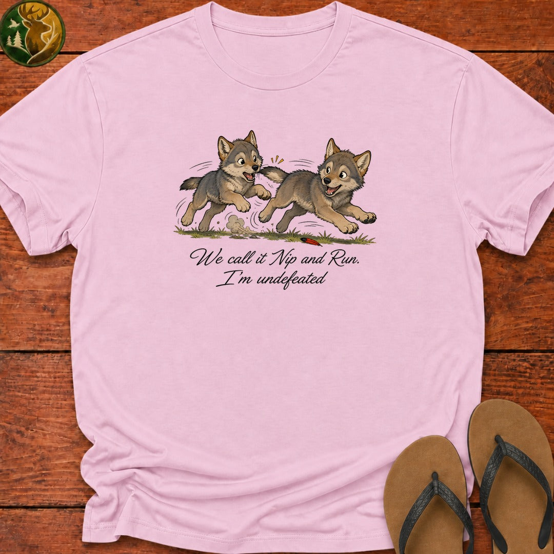 Nip And Run Kids T-Shirt - Light Pink