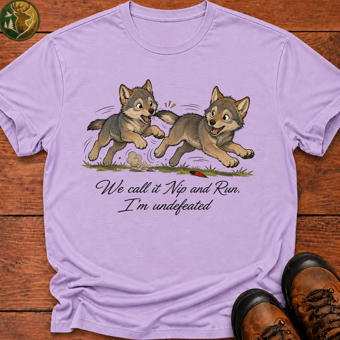 Nip And Run T Shirt - Orchid