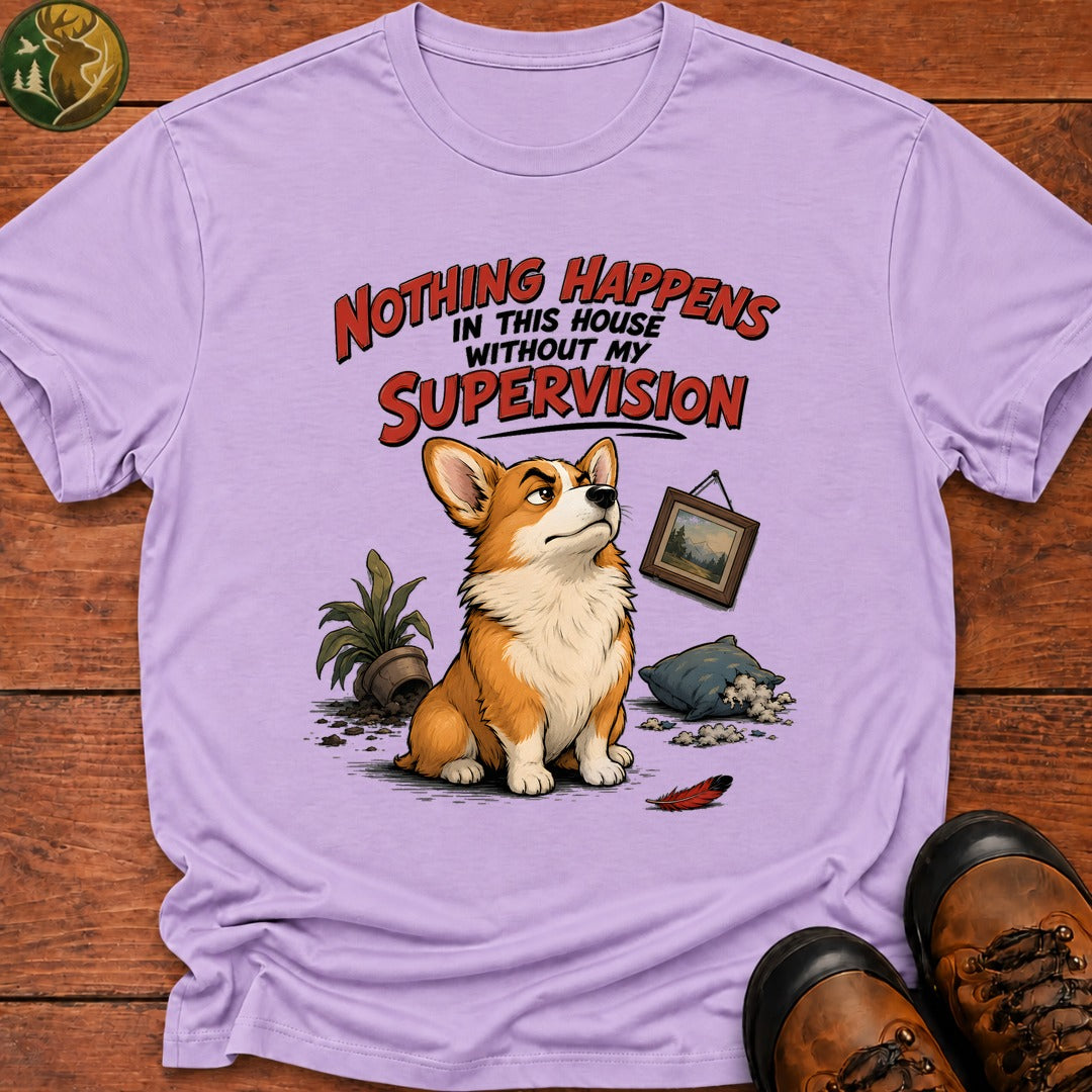 Nothing Happens In This House T Shirt - Orchid