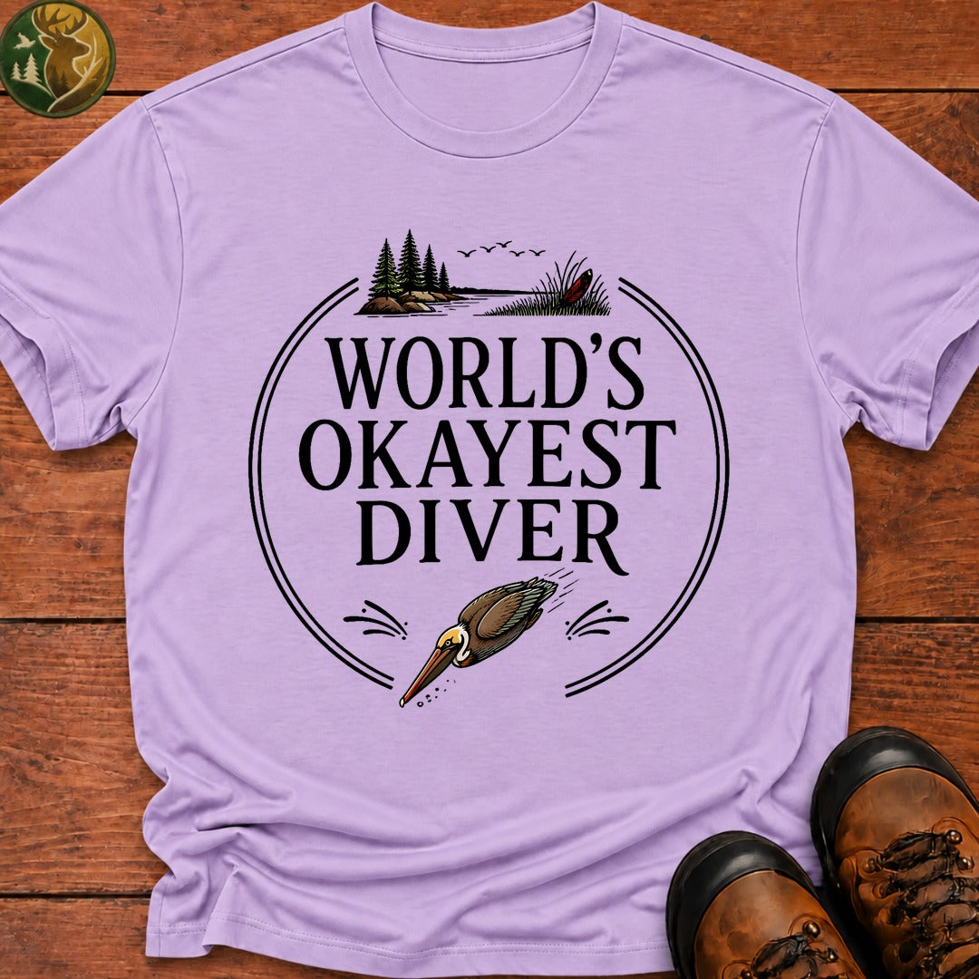 Okayest Diver T-Shirt - Orchid