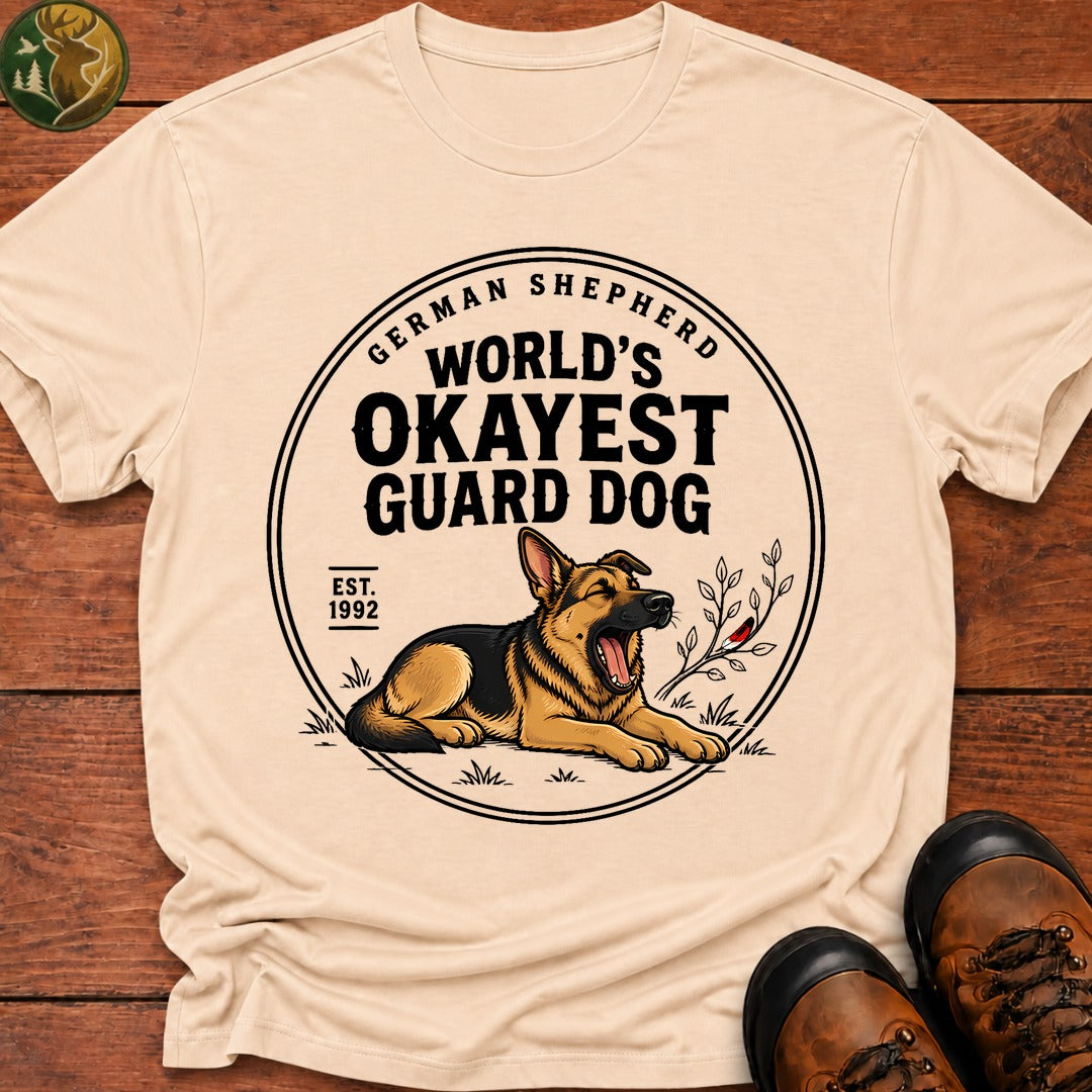 Okayest Guard Dog T-Shirt - Ivory