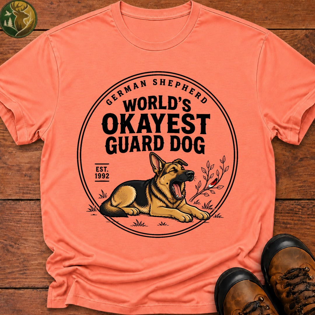 Okayest Guard Dog T-Shirt - Melon