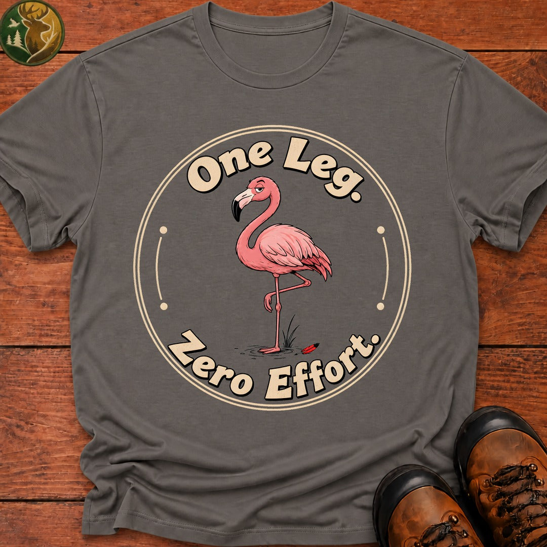 One Leg Zero Effort T Shirt - Grey