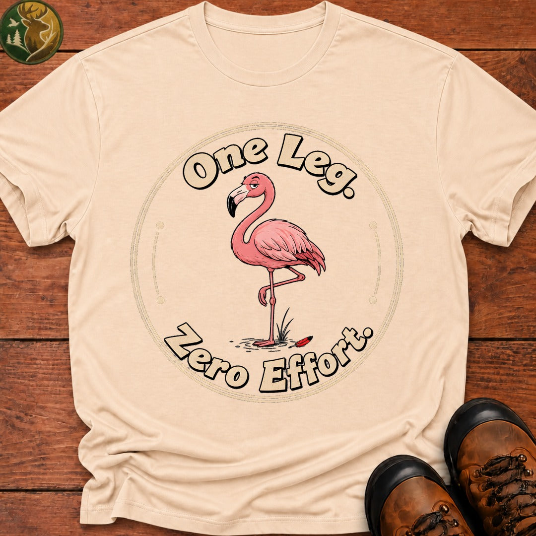 One Leg Zero Effort T Shirt - Ivory