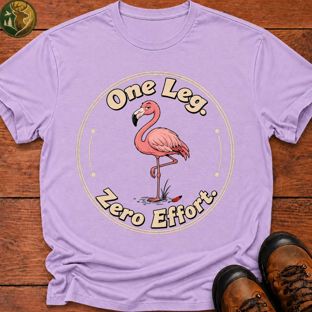 One Leg Zero Effort T Shirt - Orchid