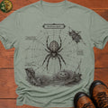 Orb Weaver Halloween Field Guide T Shirt - Bay