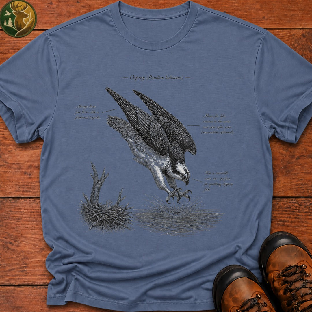Osprey Field Guide T Shirt - Blue Jean