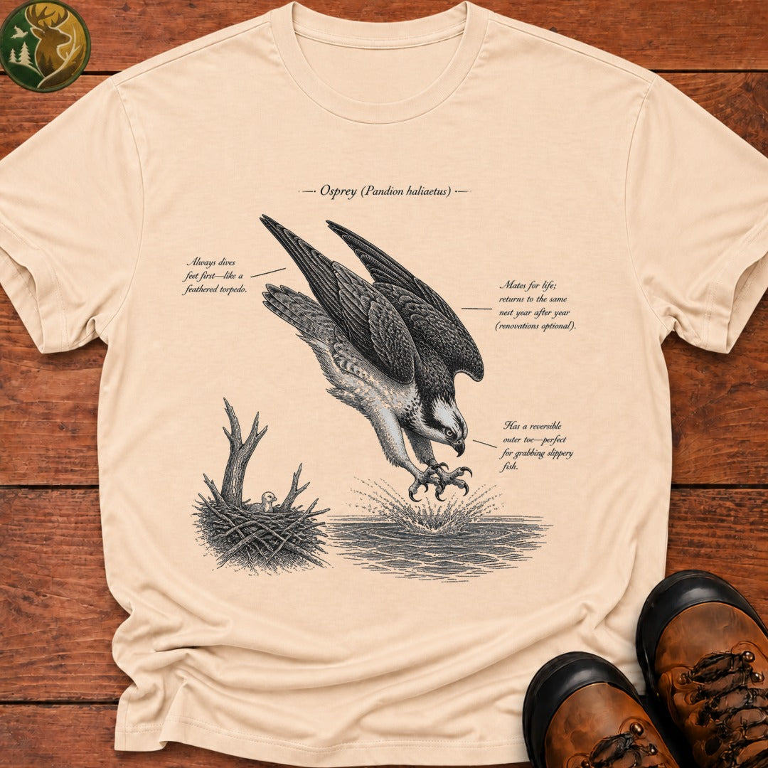 Osprey Field Guide T Shirt - Ivory