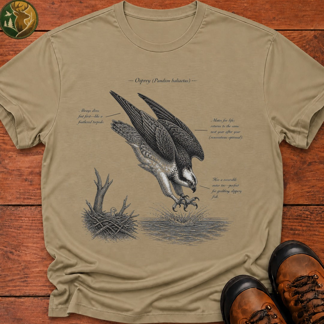 Osprey Field Guide T Shirt - Khaki