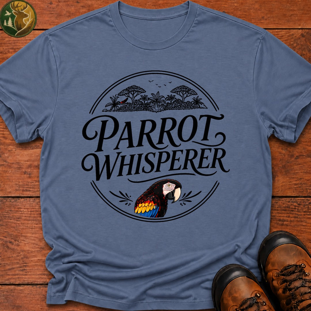 Parrot Whisperer T-Shirt - Blue Jean