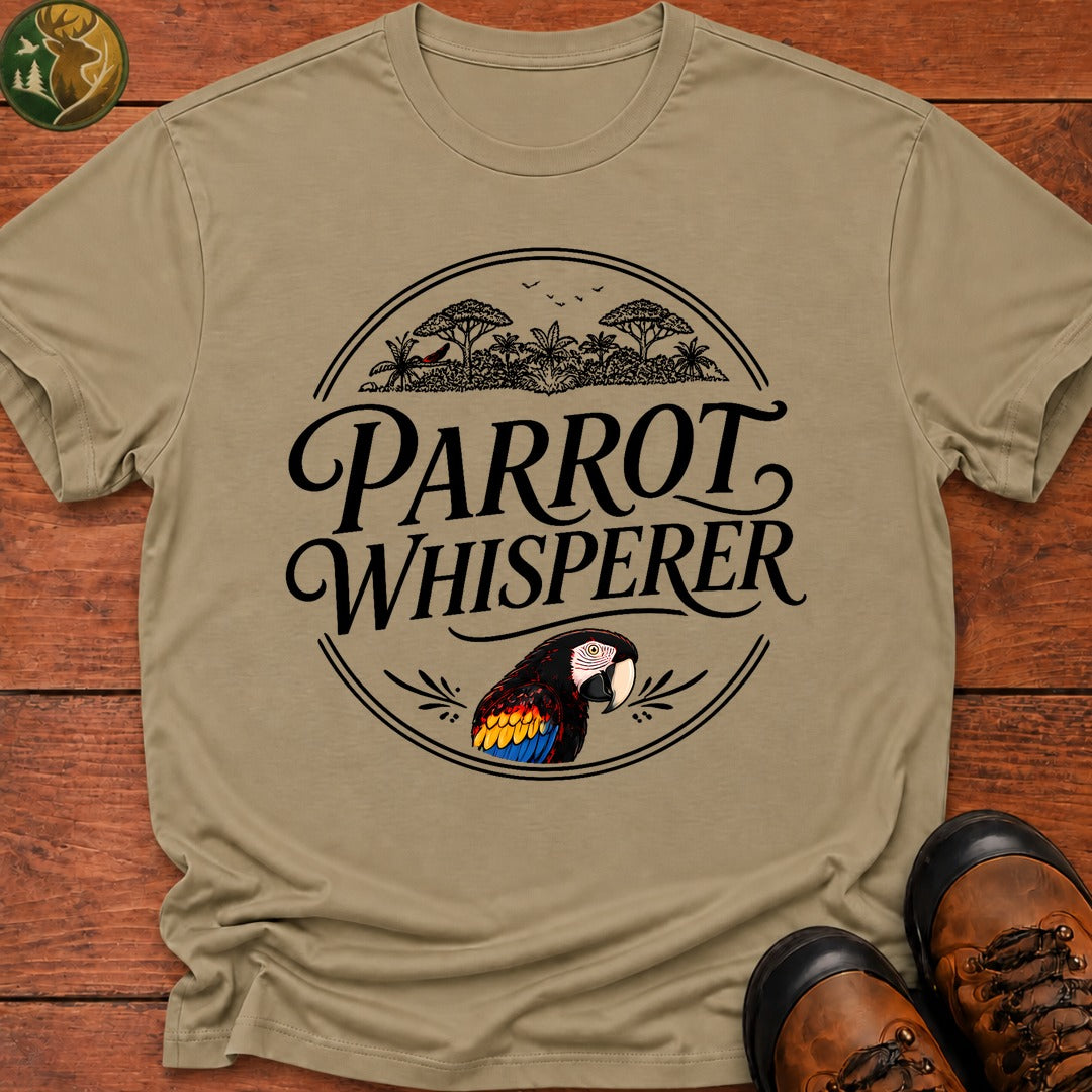 Parrot Whisperer T-Shirt - Khaki