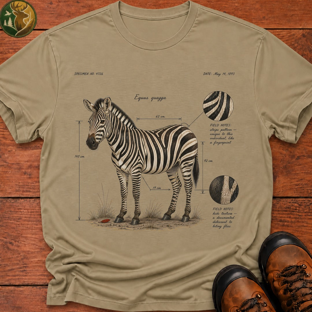 Plains Zebra Field Notes - Khaki