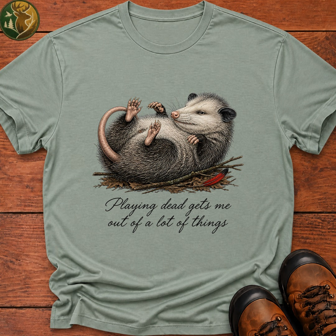 Playing Dead T Shirt - Bay