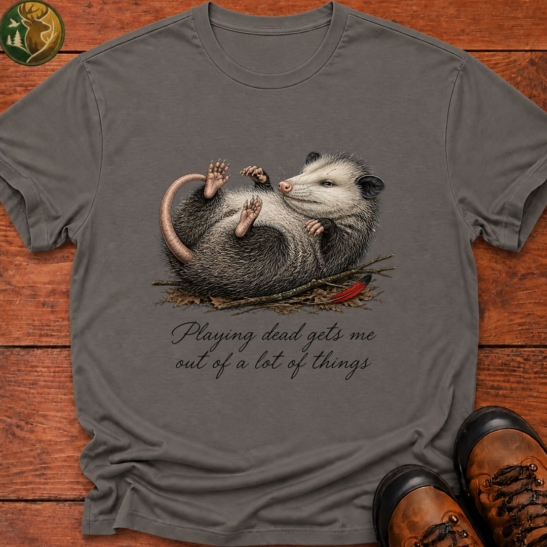 Playing Dead T Shirt - Grey