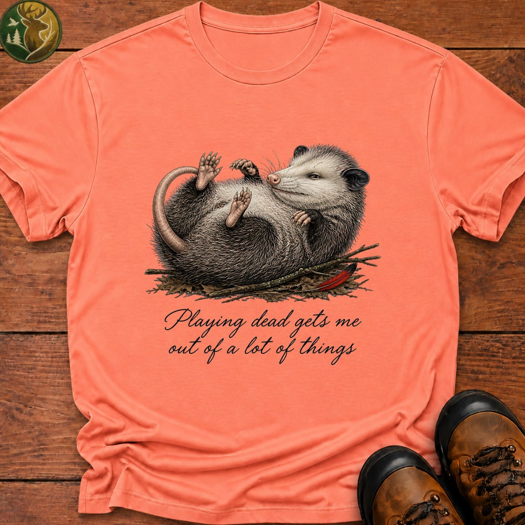 Playing Dead T Shirt - Melon