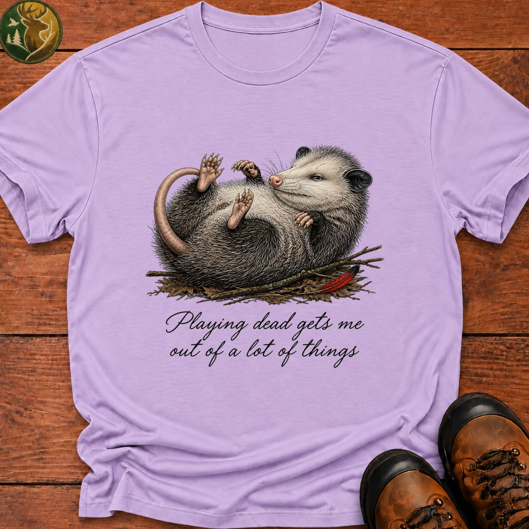 Playing Dead T Shirt - Orchid