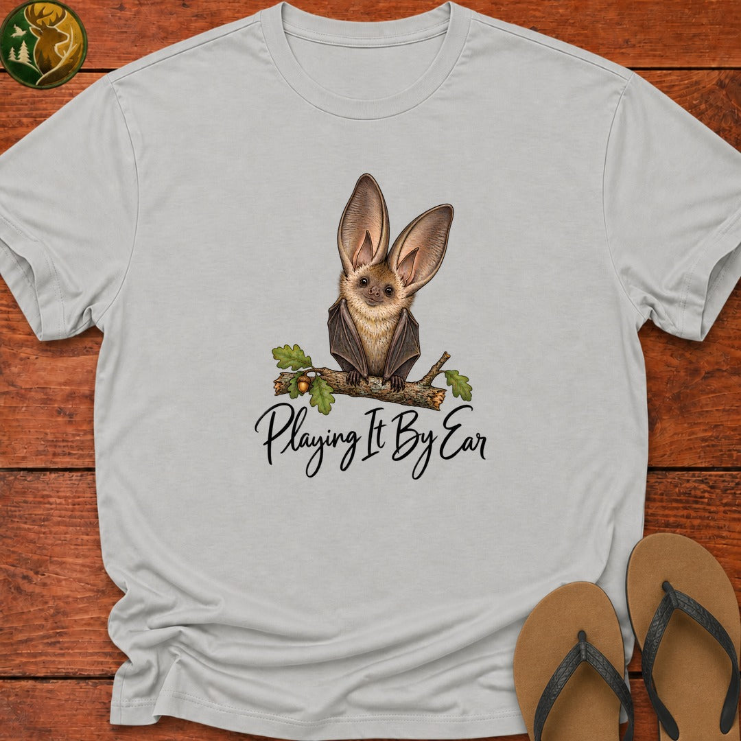 Playing It By Ear Kids T-Shirt - Ash