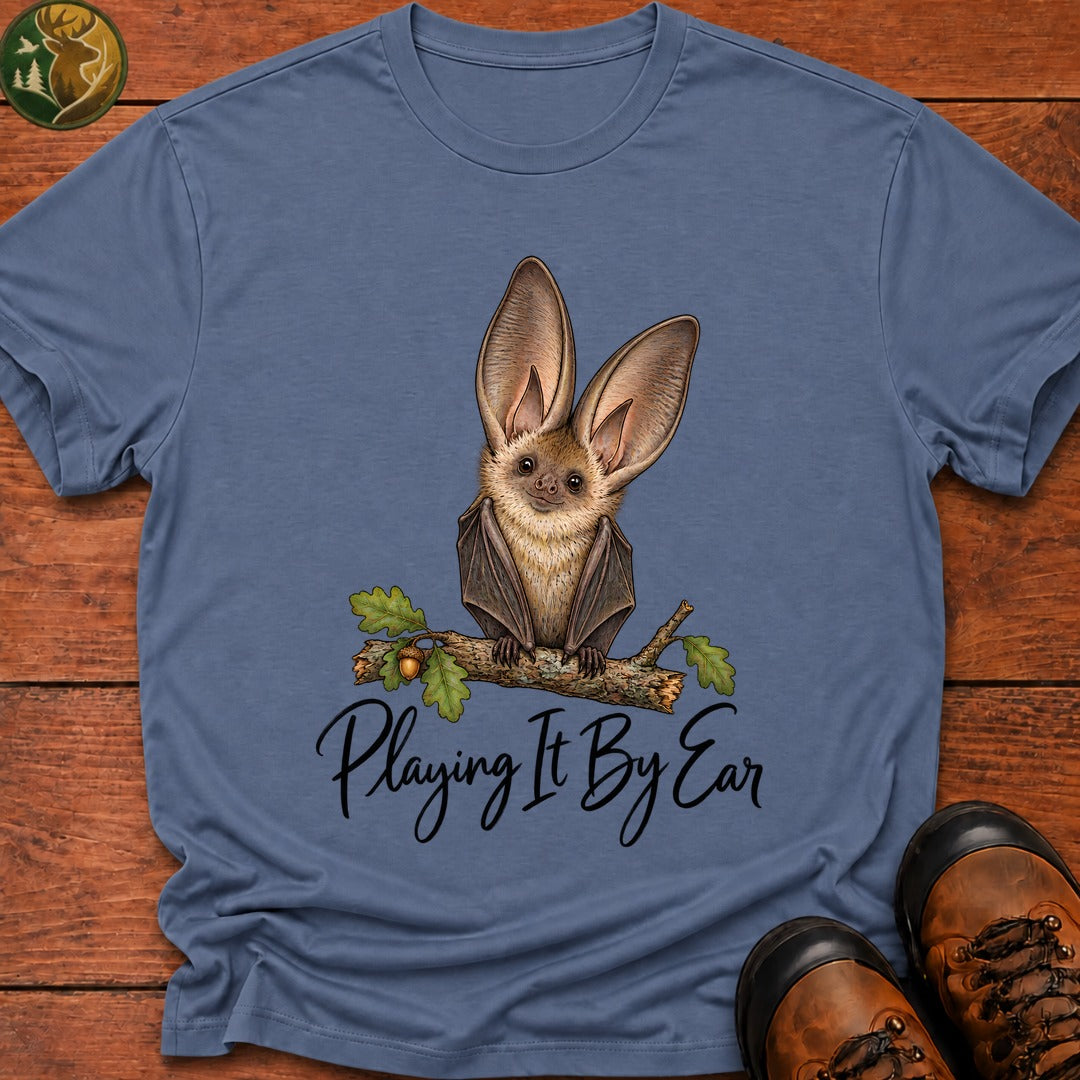 Playing It By Ear T-Shirt - Blue Jean