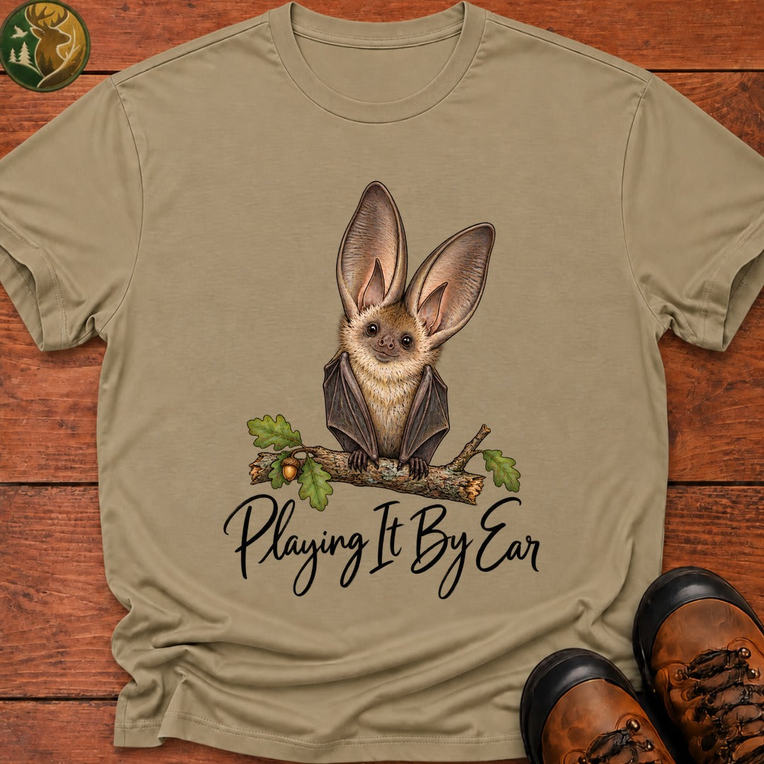 Playing It By Ear T-Shirt - Khaki