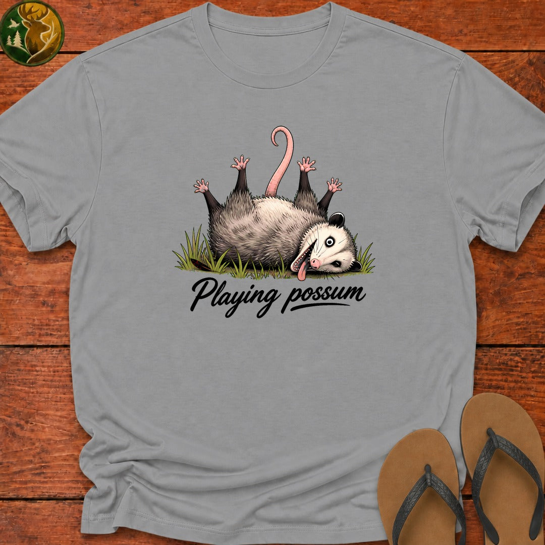 Playing Possum Kids T-Shirt - Sport Grey