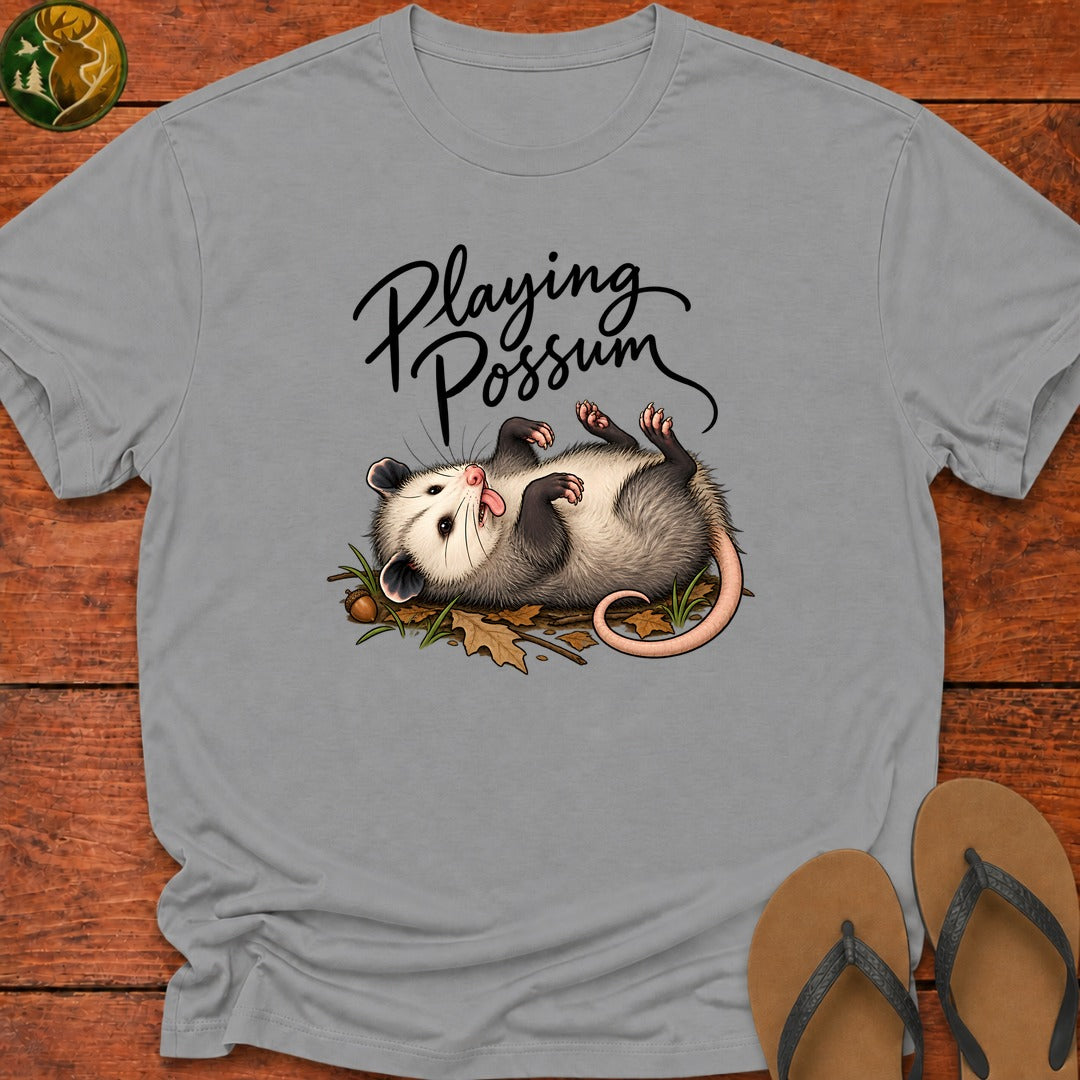 Playing Possum Kids T-Shirt - Sport Grey