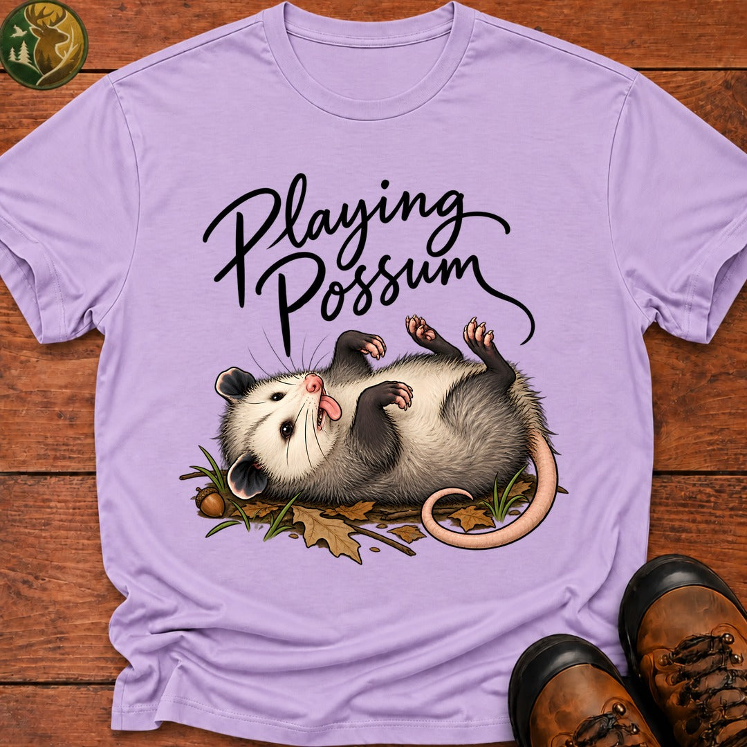 Playing Possum T-Shirt - Orchid